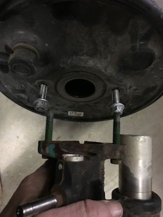 Hydroboost bolt spacing compared to my vacuum booster bolt spacing.