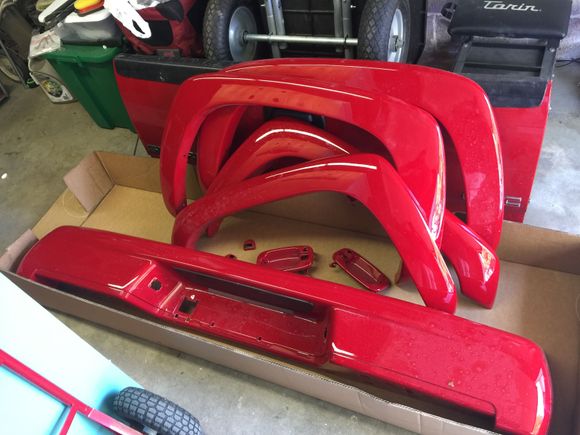 Victory Red Bumper cover