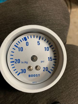 Ended up pulling the gauge apart and reset the needle to be accurate. 