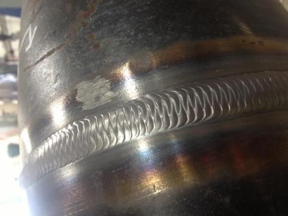 8" carbon weld