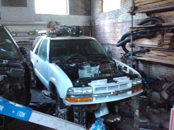 grille, lights ,and harness picked up at the local yard