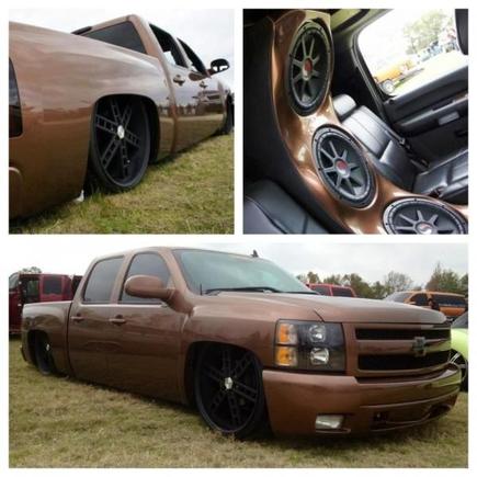bagged on 26s with custom system!