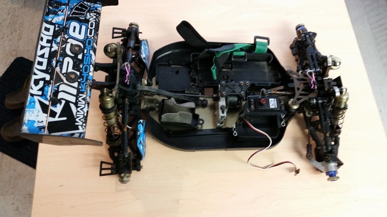 Kyosho Inferno MP9e 1/8 4WD readyset rolling Chassis - R/C Tech Forums