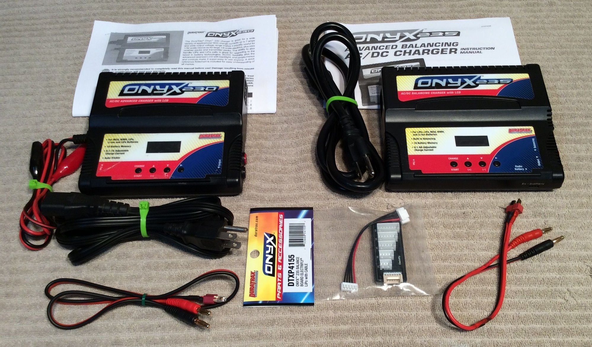 Onyx 230 & 235 Battery Chargers (LiPo, Liion, Life, NIcd, NiMH) R/C