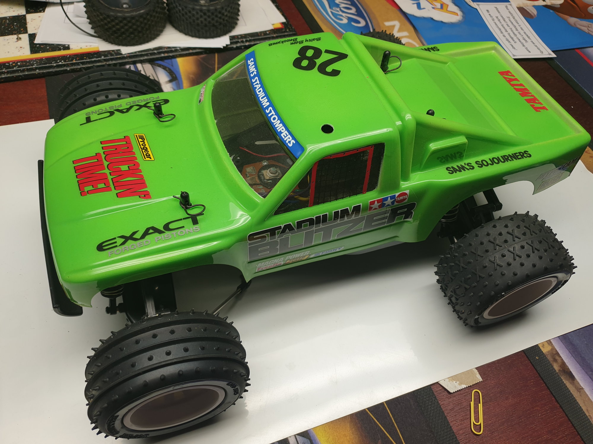Vintage Tamiya sell out grb celica, stadium blitzer, sand scorcher, decals  all orig - R/C Tech Forums