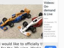 From the Tamiya micro. Some use them to prevent the wing from snagging on the side rails.  There’s another that uses a bearing on the side of the wing. 