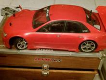 My HPI rs4 with body to match my real car at the time.
