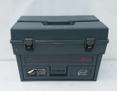 VINTAGE PLANO LARGE Phantom Pro Gray Tackle Box Rc Car Toolbox Box $185.00  - PicClick
