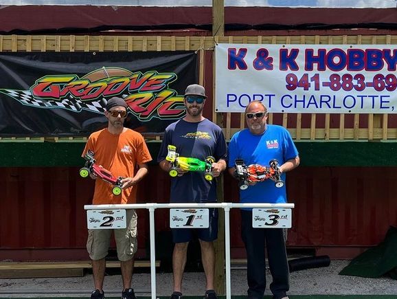 1/10th 2WD Buggy B-Main Podium