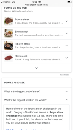 Goggle says. TBone. 

And if read below that. One steakhouse has a 7.5lb(3.4kilo for rest of planet) challenge. 


