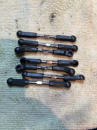 Turnbuckles assembled. One thing I’m not a fan of 