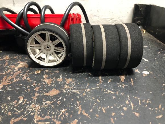 I’ve had the Gravity pre cut foams on since December 5, 2017. Almost all has been unconventional practice. Unprepared pavement. Definitely will try again once find the wider wheel hex. I’ve got them just need to find them.          If I was starting a 4Tec race group, I’d really have to consider these as an option. It’s different. But doesn’t take long to adjust 