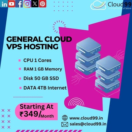 We offer unparalleled speed, security, and scalability with our cloud VPS hosting. We guarantee the highest level of performance and availability for your website using the greatest infrastructure and latest technologies.

https://cloud99.in/