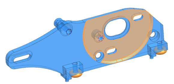  Beefed up motor holder with possibility to add o-rings at feet. 