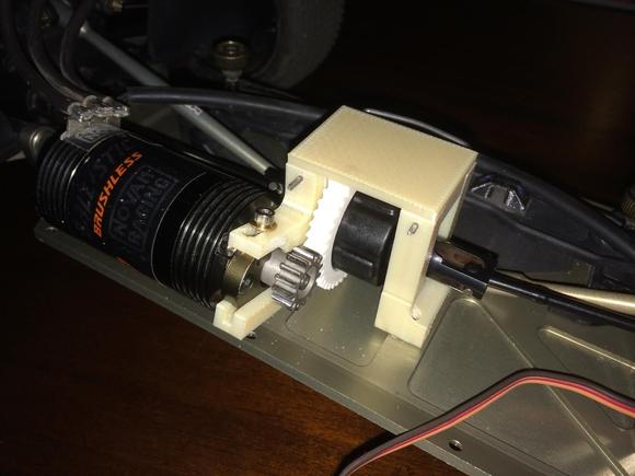 SCTE prototype quick release diff mount.