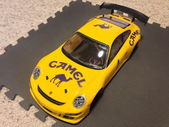 HPI 911 GT3RS   camel decal from eBay.