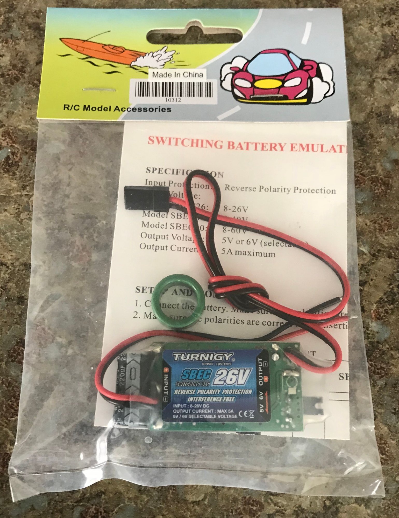 BNIP New Turnigy SBEC 5A 8 26V Switching BEC 2s 3s 4s 5s 6s 7s UBEC DC US RCU Forums