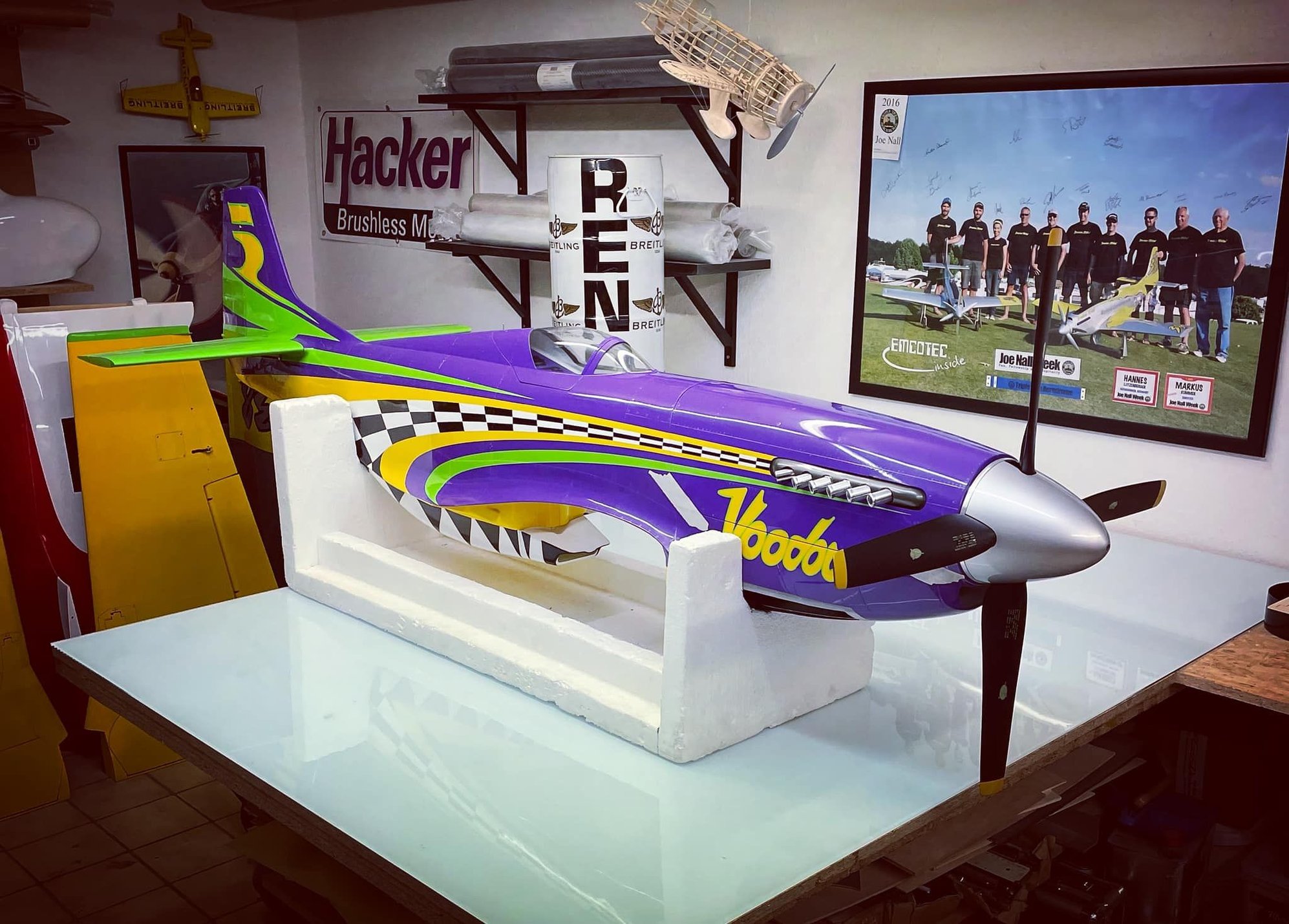 CARF P51 Voodoo RENO Racer powererd by a KOLM 230 3cyl. inline - Page 2 ...