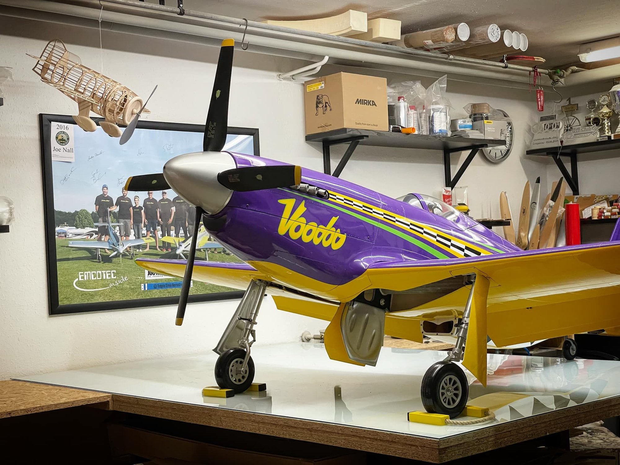 CARF P51 Voodoo RENO Racer powererd by a KOLM 230 3cyl. inline - Page 2 ...