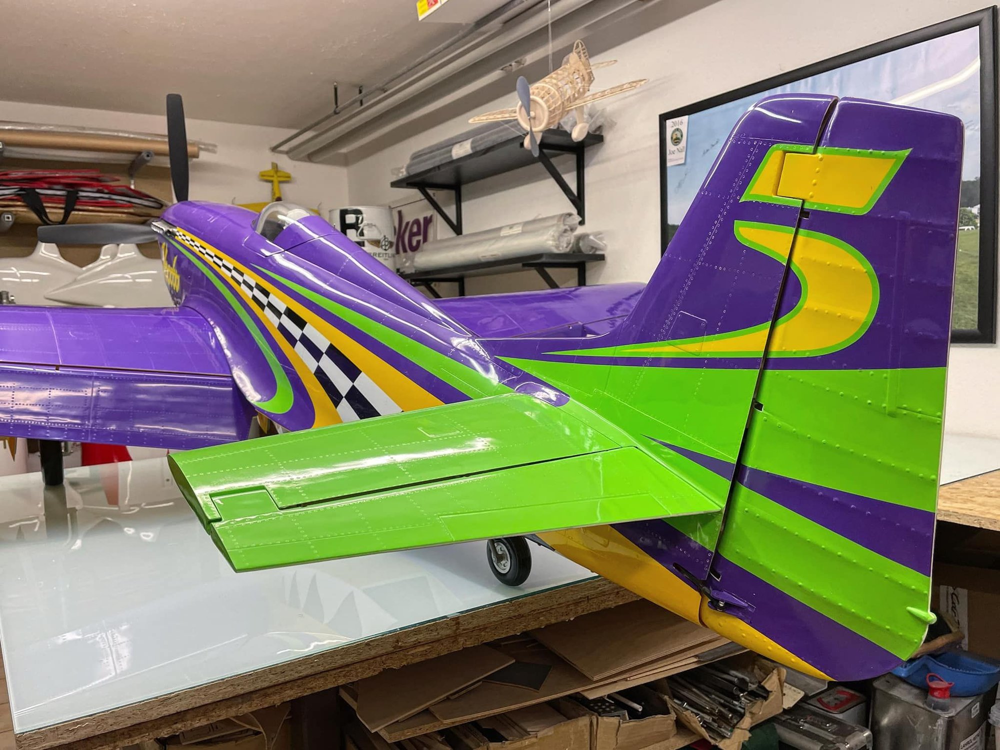 CARF P51 Voodoo RENO Racer powererd by a KOLM 230 3cyl. inline - Page 2 ...