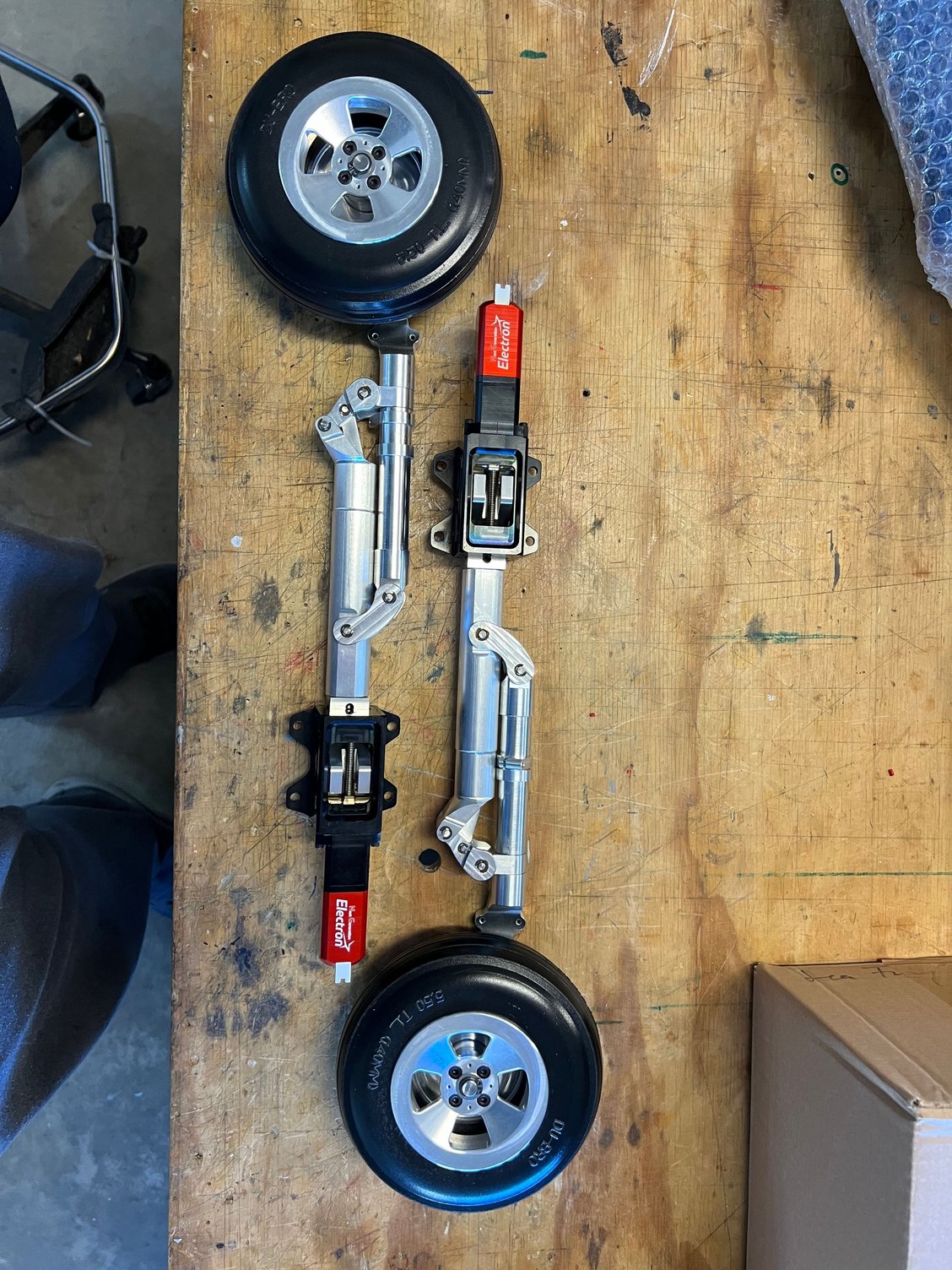 I ordered the electron gear package with the kit yet no tail gear was included. Not good!  However, the mains are nothing less than bullet proof jewelry. I love them.