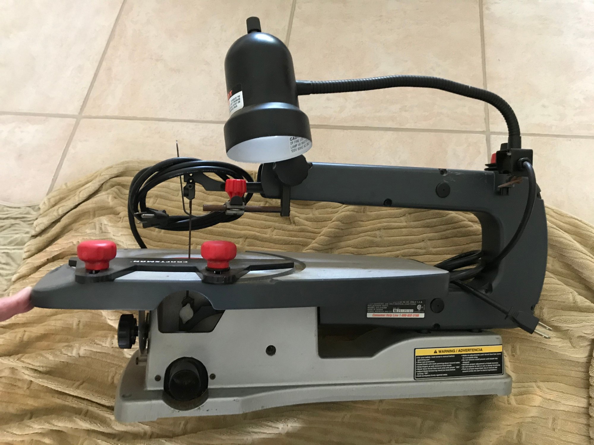 CRAFTSMAN Variable Speed 16 inch Scroll Saw RCU Forums