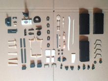 Actual parts from the kit