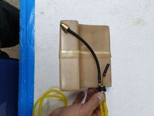 This is before applying safety wire to all lines.