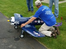 Did not get a video of the flight but her is a pic of the engine run-up.
