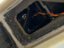 Inside view of attached light