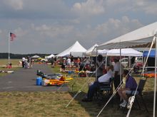           A shot down the 200'' Pit Row