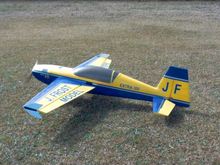 Eflite360 on 12S  powered Extra with 16.5kilo of pull on 26x10, pretty good for 9kg model.
