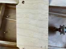 Created a flat surface to mount both motors.