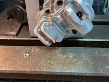 Machining off the tightening flanges