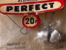 Pretty good deal here for a pair of aluminum "hubs".
Not bad for twenty cents!  

      