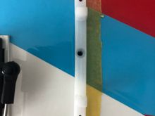 The Hobby Flight part is screw in the wing with the two 2 mm screws coming with the parts, plus a 3 mm screw using the factory drilled hole    as well as perfect location of the strut