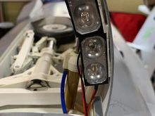 Functional scale landing lights completed 