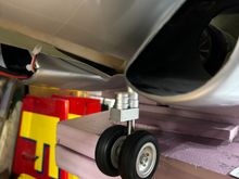 Nose gear strut moved closer to a scale location compared to original kit design

Thanks for reminding me Tuggs about the canopy frame but I did remember you lost your canopy I think on maiden. Definitely wil have a locking mechanism. Probably sliding wires accessed from nose