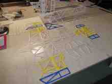 All parts cut out ready for assembly.