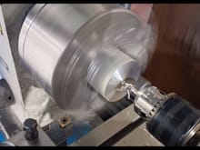 Connecting joint lathe processing
