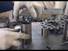 Insert the above assembly into the cylinder.