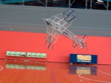 Premiere flight at Coffs Indoor Airshow last Friday. 