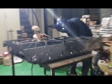 The camera for filming the video was on top of the welding machine, so it was shaking continuously due to vibration.