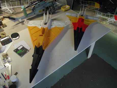 Different caliber microlight EDFs.