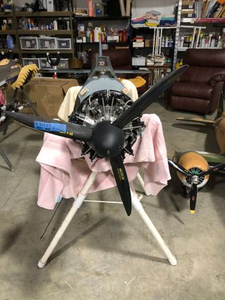 Hope to have the engine running this afternoon