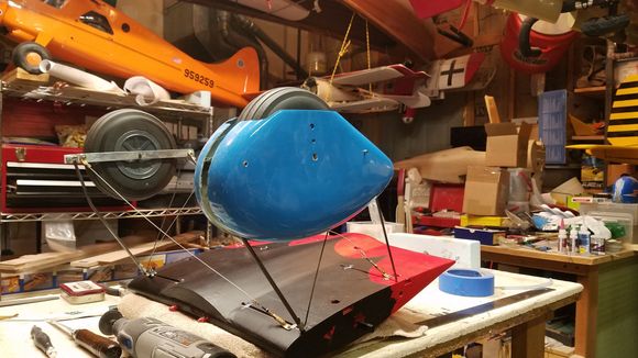 fiberglass wheel pants off of a friends Howard. (they were the wrong shape for his plane) they are a little too narrow but the price was right and fiberglass specialties didn't have a shape that I liked