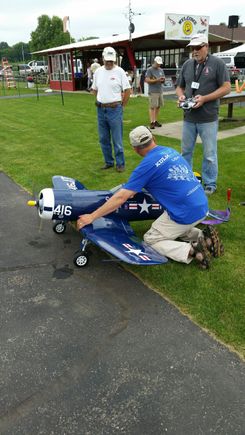 Did not get a video of the flight but her is a pic of the engine run-up.
