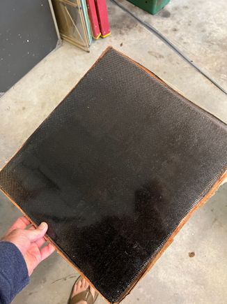 Plate before trimming