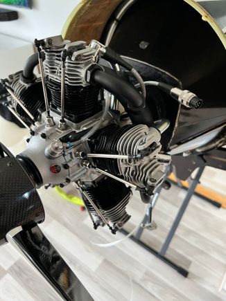 Current installation when exhaust tips are faced down