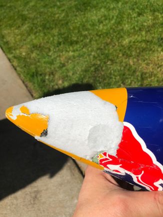 Filled her in with expanding foam and was able to get the shape pretty close. 